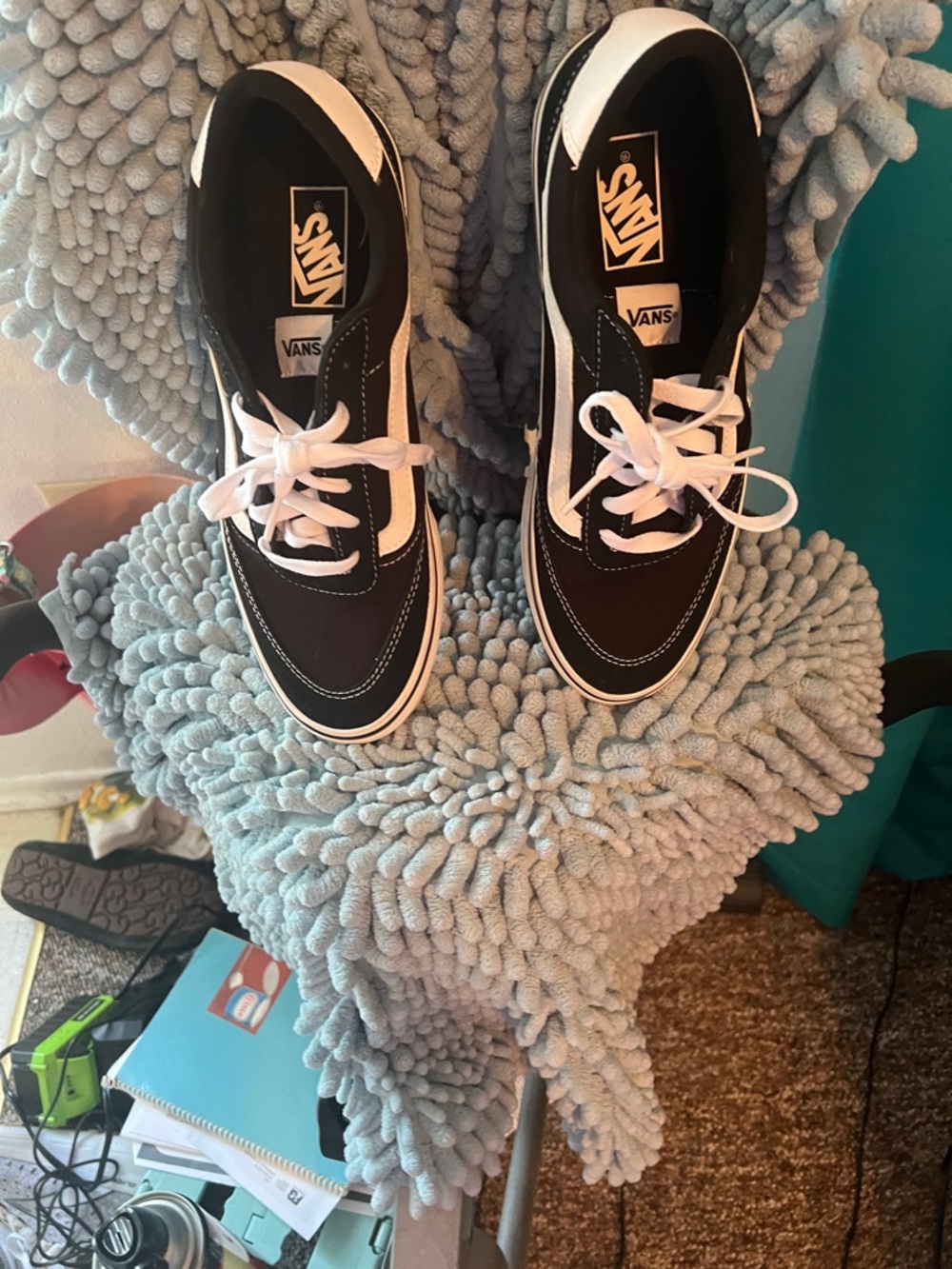 Vans Black and White Old Skool Low-Top Sneakers!!!!